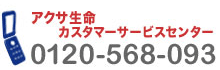�A�N�T���� �J�X�^�}�[�T�[�r�X�Z���^�[ 0120-568-093