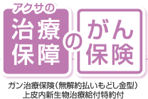 アクサの「治療保障」のがん保険 ガン治療保険(無解約払いもどし金型) 上皮内新生物治療給付特約付